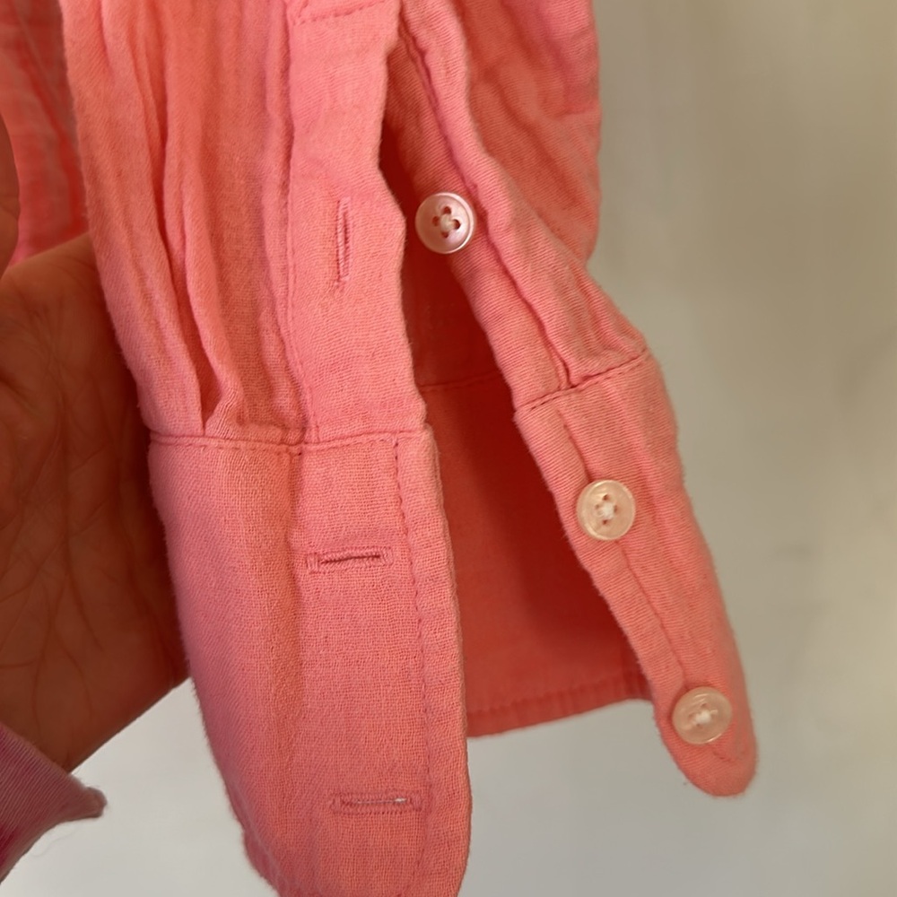 Boden Cotton Texture Shirt in Pink - Picture 6 of 10